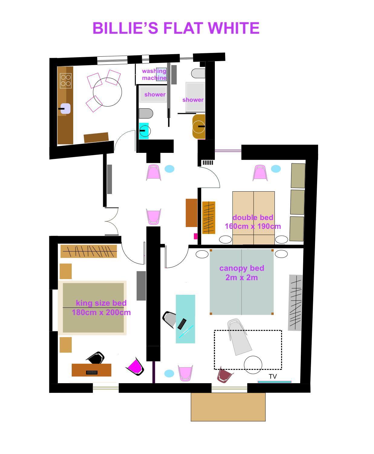 Appartement Billie's Flat White - Art & Design In Historic Centre *