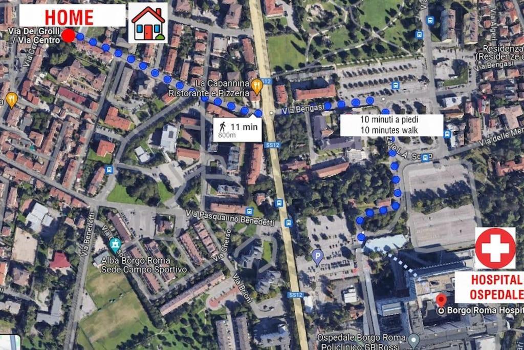 Intero Giulietta - Fiera Ospedale Borgo Roma - Free Parking - Free Wi-fi Apartamento