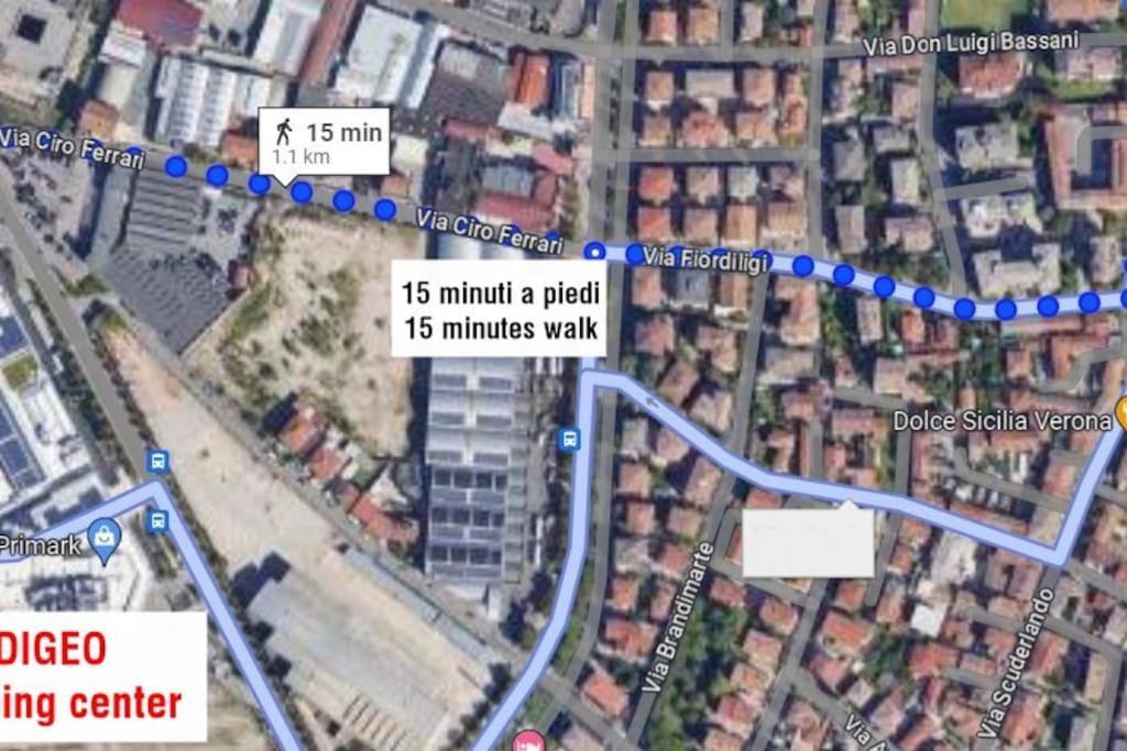 Apartamento Intero Giulietta - Fiera Ospedale Borgo Roma - Free Parking - Free Wi-fi Verona