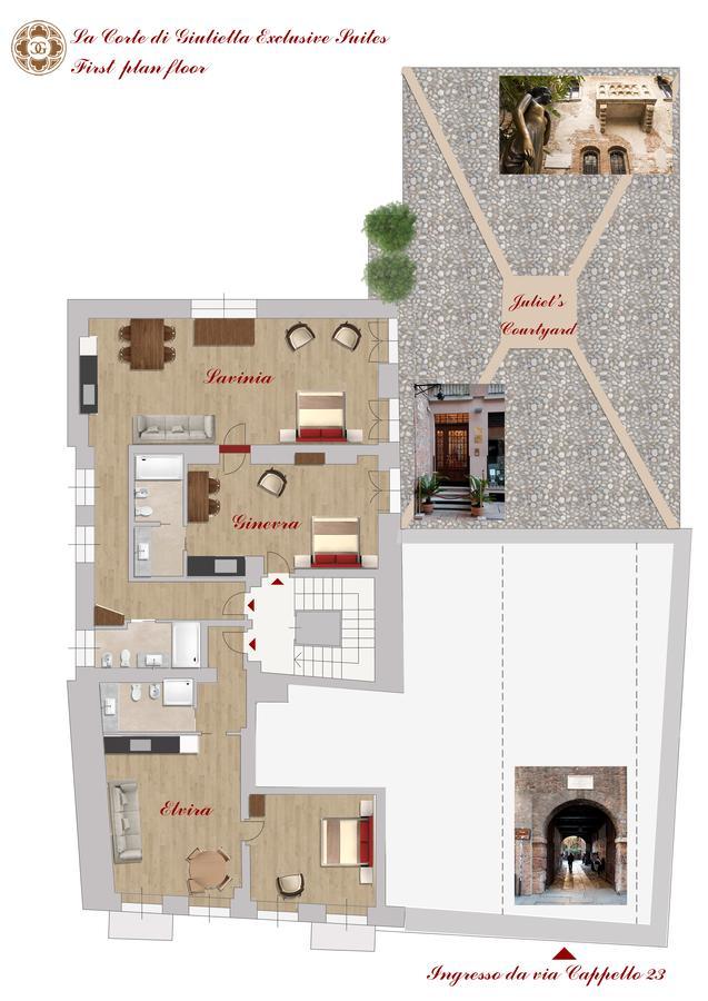 La Corte Di Giulietta Acomodação com café da manhã 